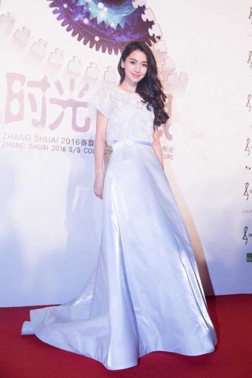 Chinese Goddess' Angelababy, became a Red carpet goddess with her  pure-white beauty!